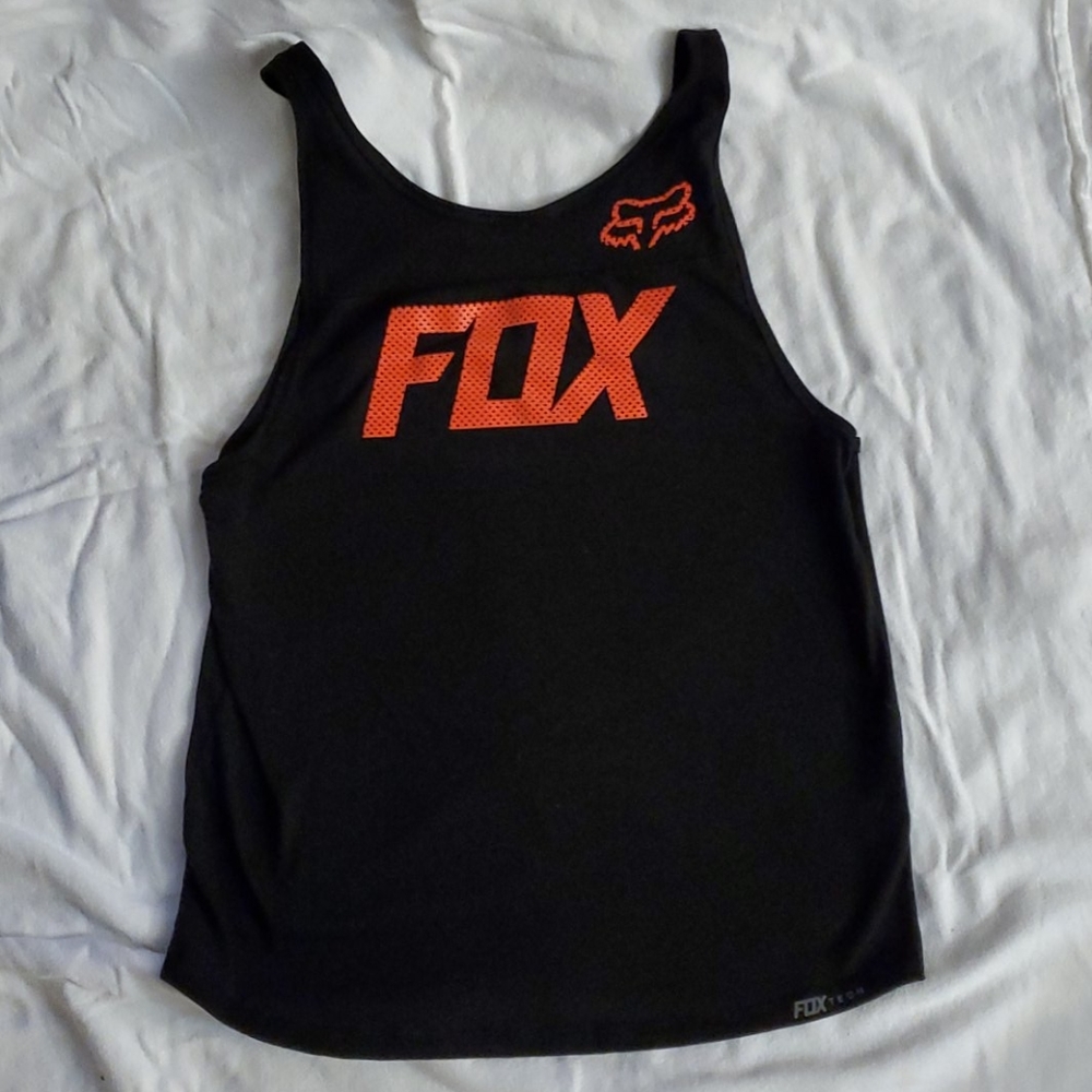 Small black FOX racing tank top